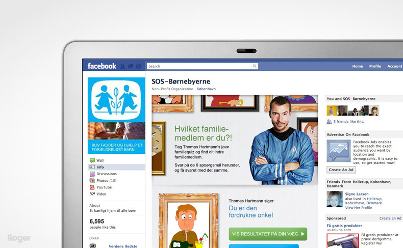 Hvem er du i din familie? - familie koncept for SOS Børnebyerne