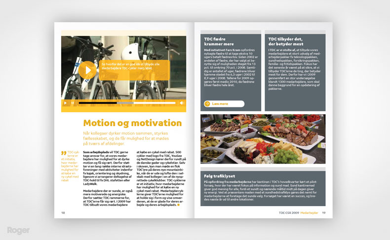 Digitalt magasin for TDC Corporate Social Responsibility